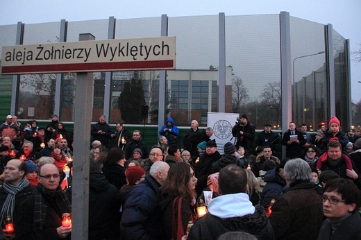 Otwarcie alei Żołnierzy Wyklętych